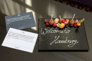 Hotel Atlantic Welcome to Hamburg with sweet treats and inspiring quotes at the Hotel Atlantic.